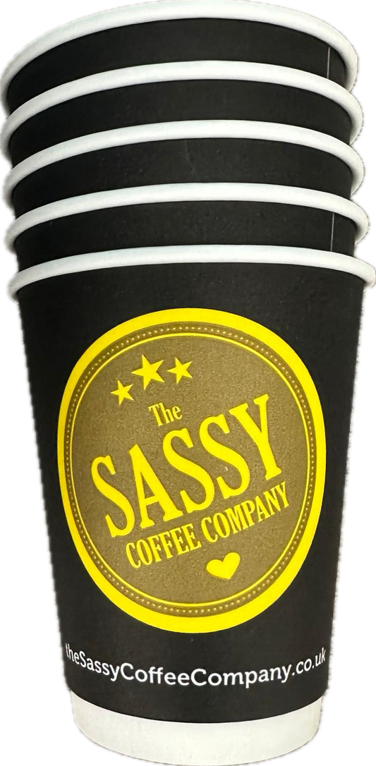 500 sassy double walled 12oz cups